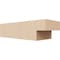 Ekena Millwork 6in. W x 4in. H x 16in. L Chapel Hill Woodgrain TimberThane Rafter Tail, Primed Tan RFTUR06X04X16CHPRCPR - alternate 1